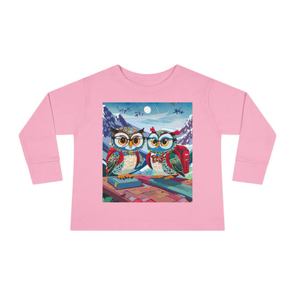 Whimsical Wise Ones Toddler Long Sleeve Tee