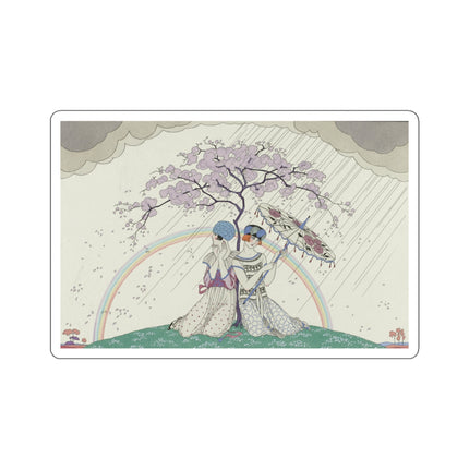 L’Arc-en-Ciel by George Barbier Kiss-Cut Stickers (4 Sizes)