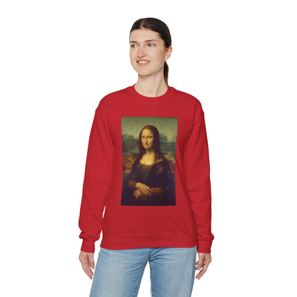 Mona Lisa by Leonardo da Vinci Unisex Heavy Blend™ Crewneck Sweatshirt