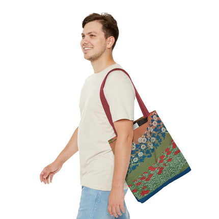 Japanese Flower Pattern II by G.A. Audsley Tote Bag (AOP)