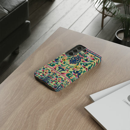 Colorful Flower Pattern by Owen Jones Phone Cases