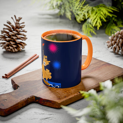 Liberty's Triumph Colorful Mugs – Art Deco Glory & Triumphant Spirit