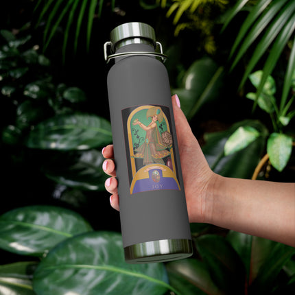 October & Opal, Tourmaline (from the Gem Series) by Sofia Chiostri Copper Vacuum Insulated Bottle, 22oz