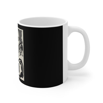 The Large Cow by Ernst Ludwig Kirchner Ceramic Mug 11oz