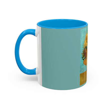 Vase with Twelve Sunflowers by Vincent van Gogh Colorful Mugs (11oz, 15oz)
