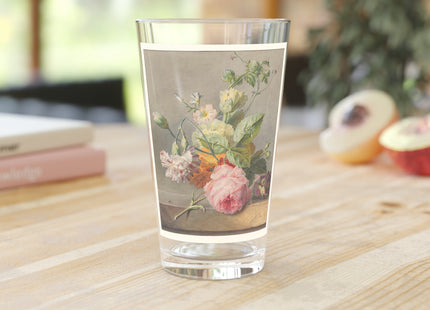Floral Still Life by Georgius Jacobus Johannes van Os Glass, 16oz