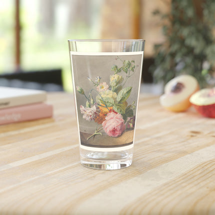Floral Still Life by Georgius Jacobus Johannes van Os Glass, 16oz