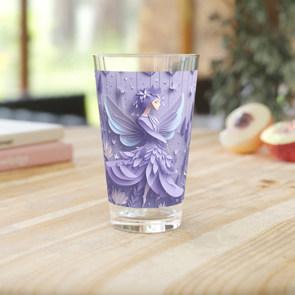 Lavender Fairy Glass, 16oz