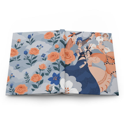 🌸🎭 The Ladies Of The Enchanted Garden Hardcover Journal – Art Deco Fashion Elegance
