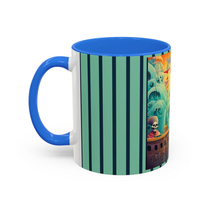 Skeleton Crew of the Misty Seas Colorful Mugs (11oz, 15oz)