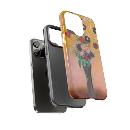 Vase of Flowers by Odilon Redon Phone Cases