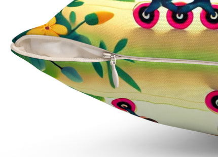 Firefly Dance on Wheels Spun Polyester Square Pillow