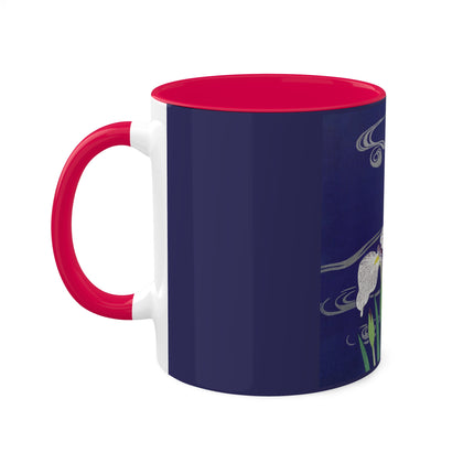Irises by Kogyo Tsukioka Colorful Mugs, 11oz