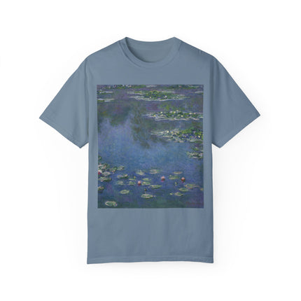 Water Lilies by Claude Monet Unisex Garment-Dyed T-shirt