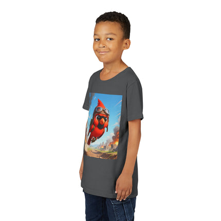 Cardinal Dive Bomber Youth Short Sleeve Tee