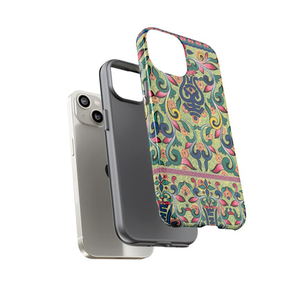 Colorful Flower Pattern by Owen Jones Phone Cases