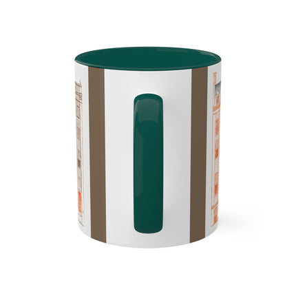 Amsterdam Canal Houses by Johan Teyler Colorful Mugs, 11oz