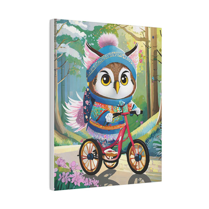 Baby Owl Matte Canvas, Stretched, 0.75"