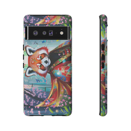 Cybernetic Red Panda Phone Cases