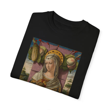 Madonna and Child by Carlo Crivelli Unisex Garment-Dyed T-shirt