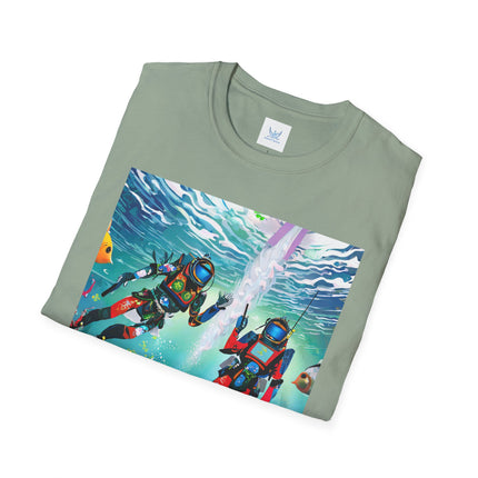 FBI Robot Dive Team Softstyle T-Shirt