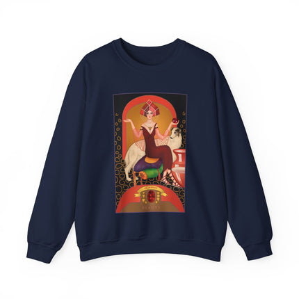 January & Garnet (from the Gem Series) by Sofia Chiostri Heavy Blend™ Crewneck Sweatshirt