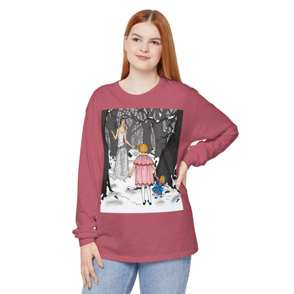 Fairy Tale Elegance Unisex Garment-dyed Long Sleeve T-Shirt
