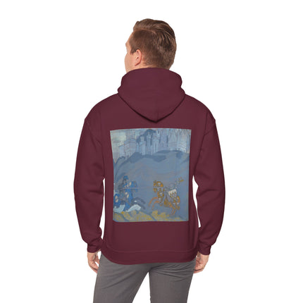 The Duel by Nicholas Roerich Unisex Heavy Blend™ Hooded Sweatshirt