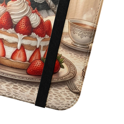 🍓🐱 The Patisserie Kitten Flip Case – Sweet Charm & Storybook Delight