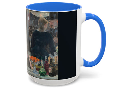 A Bar at the Folies-Bergère by Edouard Manet Colorful Mugs (11oz, 15oz)