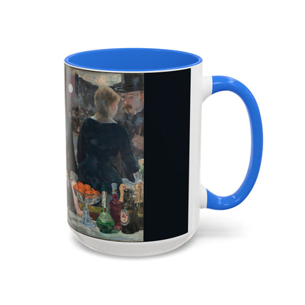 A Bar at the Folies-Bergère by Edouard Manet Colorful Mugs (11oz, 15oz)