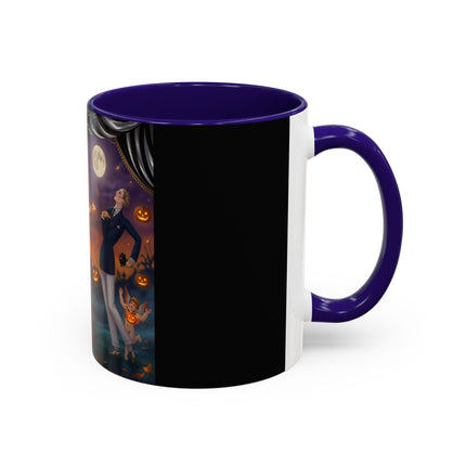 🏹🎃 Cupid's Arrow At Pumpkin Moon Manor Colorful Mug – Romantic Halloween Charm