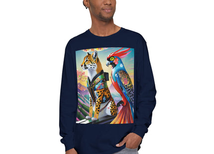 Cybernetic Duets Garment-dyed Long Sleeve T-Shirt