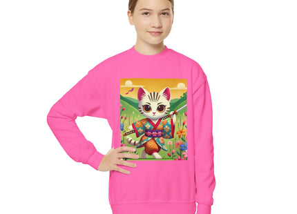 Samurai Kitten Youth Crewneck Sweatshirt