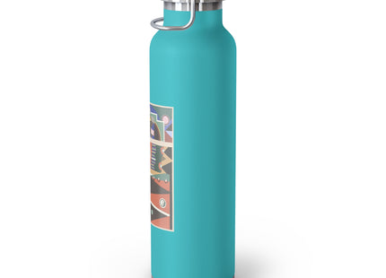 Collection decors et couleurs Pl.03 by Georges Valmiers Copper Vacuum Insulated Bottle, 22oz