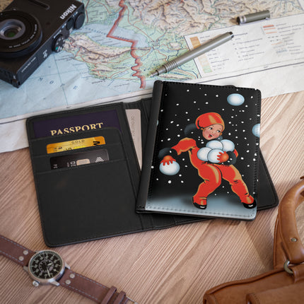Festive Snowball Passport Cover