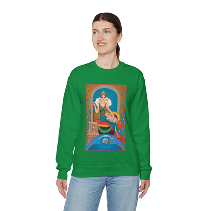 April & Diamond (from the Gem Series) by Sofia Chiostri Heavy Blend™ Crewneck Sweatshirt