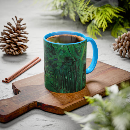 Route en forêt by Raoul Dufy Colorful Mugs (11oz, 15oz)