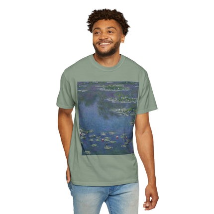 Water Lilies by Claude Monet Unisex Garment-Dyed T-shirt