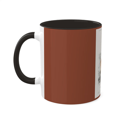 Giraffe by Charles Dessalines D' Orbigny Colorful Mugs, 11oz