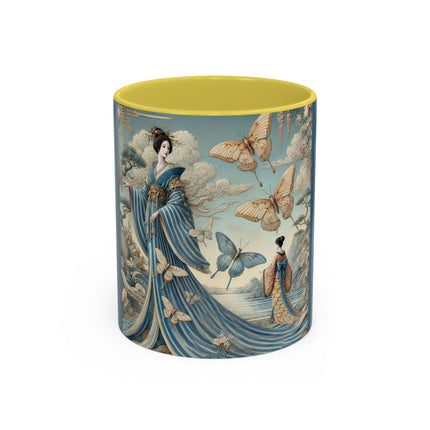 Butterfly Empress Colorful Mug – Graceful Butterflies & Timeless Elegance