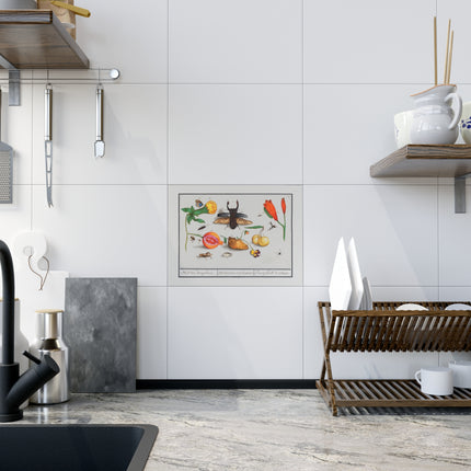 Natural History Ensemble, No. 1 Ceramic Tile