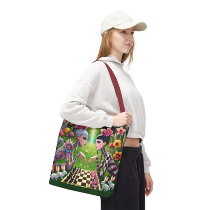 The Spring Gambit: A Fairy’s Move Tote Bag – Whimsical Chess & Spring Magic