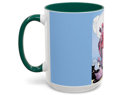 Goddess of the Swirling Sea Colorful Mugs (11oz, 15oz)