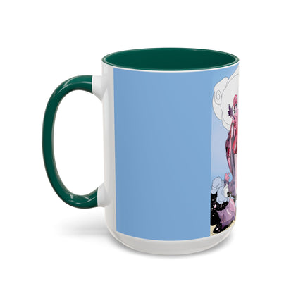 Goddess of the Swirling Sea Colorful Mugs (11oz, 15oz)