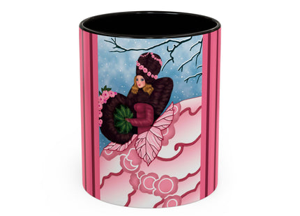 Winter Rose Empress Colorful Mugs (11oz, 15oz)