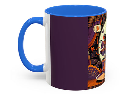 Theatrical Halloween Mice on Teacup Colorful Mugs (11oz, 15oz)