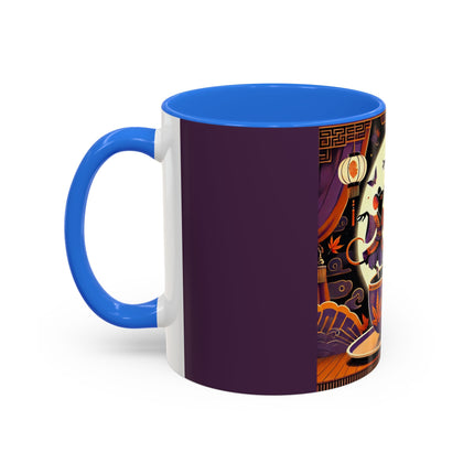 Theatrical Halloween Mice on Teacup Colorful Mugs (11oz, 15oz)