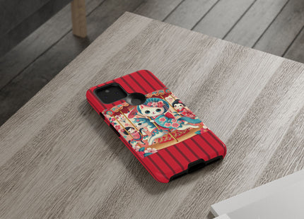 Geisha Kitten's Enchanted Carousel Phone Cases
