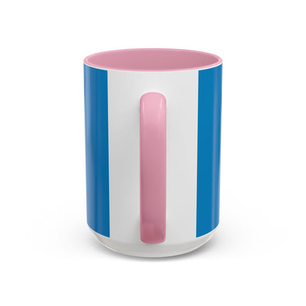 The Lady And The Moonlit Peak Colorful Mugs – Art Deco Alpine Garden Elegance